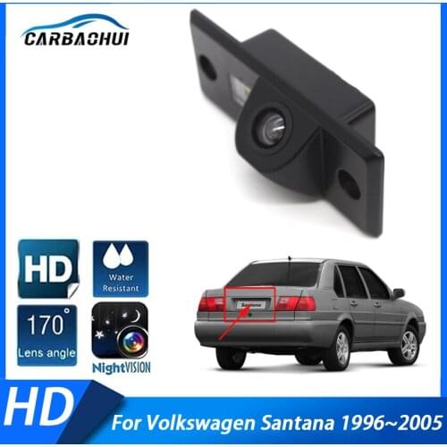 Car Rear View Reverse Camera CCD Full HD Night Vision For Volkswagen Santana 1996 1997 1998 1999 2000 2001 2002 2003 2004 2005