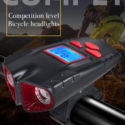 Bicycle Computer Bicycle Wireless Stopwatch Bicycle Headlight Riding Equipment Horn Headlight Riding Equipment