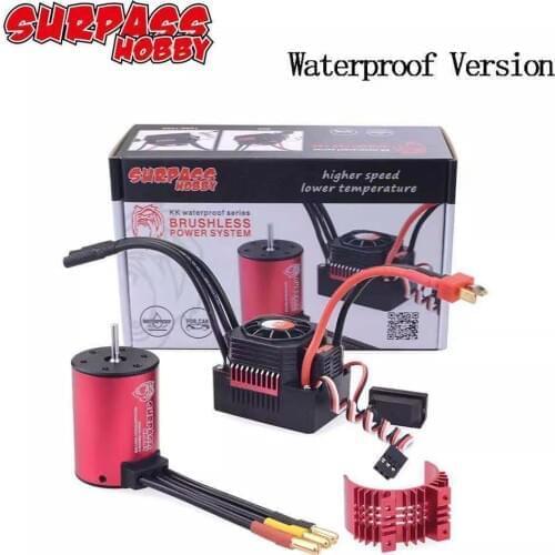 RC Car 1:10 Parts 3650 3660 F540 3000KV 3500KV 3100KV 3600KV 5200KV 3930KV 4500KV 4370KV 4200KV Brushless Motor 45A 60A ESC