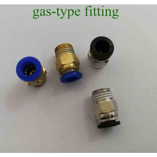 Gas-type fitting pneumatic pu hose 8mm gas connector nylon pipe exhaust joint air fitting