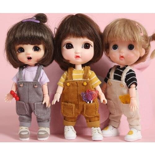 2019 new arrival Bib pants for Obitsu11 OB11 1/12 doll available for cu-poche OB11 accessories doll
