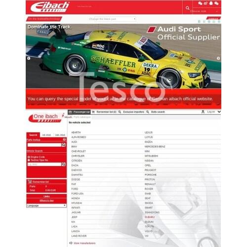 Short spring 7 polo new cc a34L modified Eibach short spring