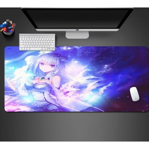Anime Sun Girl Simple Design Mouse Pad Gamer Gaming Mousepad Fashion Computer Keyboard Desk Mat Large Play Mats Best Gift