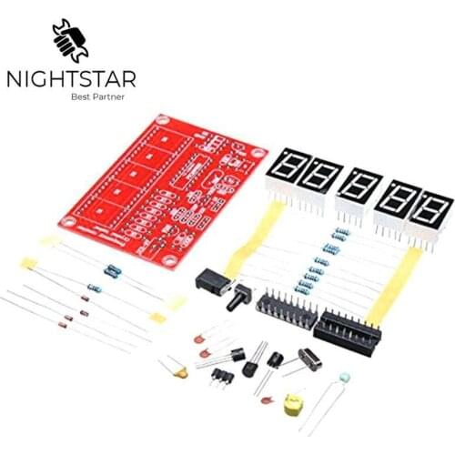 Crystal Oscillator Frequency Counter Tester DIY Kit 5 Digits Resolution Frequency Meters Frecuencimetro 1Hz-50MHz