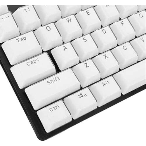 104 key square crystal transparent layer mechanical keyboard key cap set puller compatible mechanical keyboard Cherry Mx switch