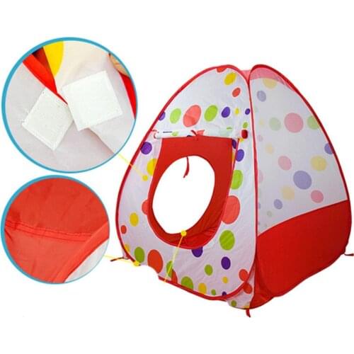 Portable Play Kids Tent Children Indoor Outdoor Ocean Ball Pool Folding Cubby Toys Castle Enfant Room House Gift For Kids