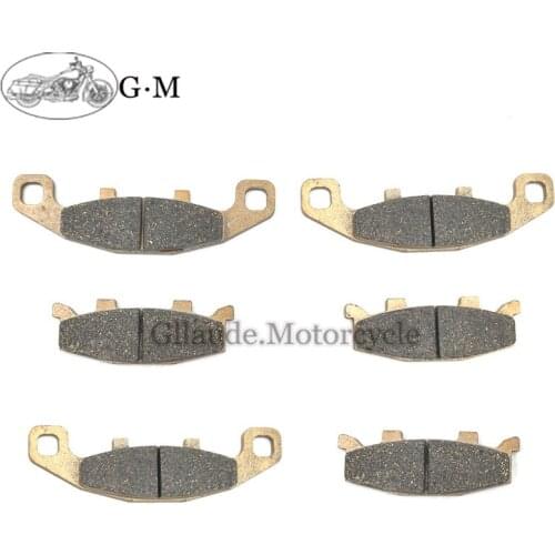 Motorcycle Front / Rear Brake Pads For Kawasaki GPX750R Ninja ZX750F 1987-1990 ZX1000 B1-B3 Tomcat ZX-10 1988-1990