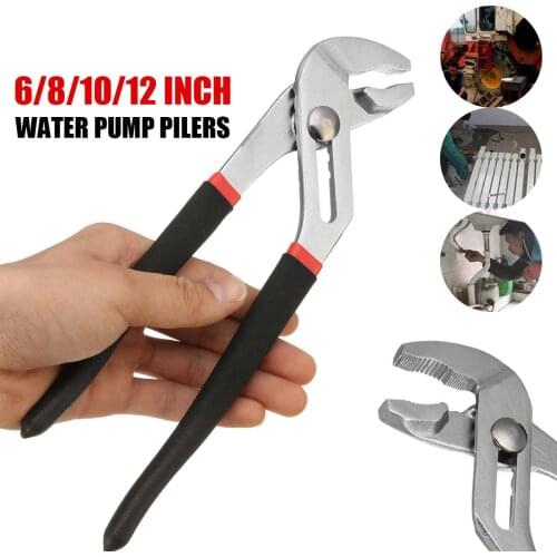6/8/10/12 inch 15.5-32cm water pump pliers quick release heavy handle combination pliers pipe pliers hand pliers tool