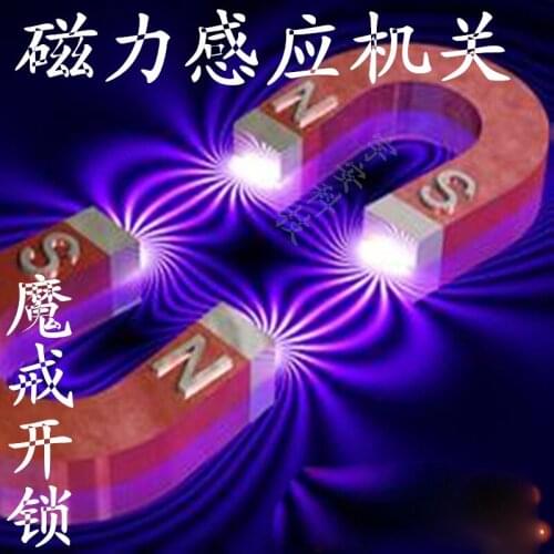 Magnetic sensor props magic rings props for escape mysterious room Real-life escape room game prop