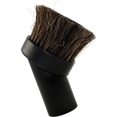 SANQ 1PC 32mm Horsehair Vacuum Cleaner Brush Head Replacement Round Keyboard Space Dusting Brush Vacuum Cleaner Parts