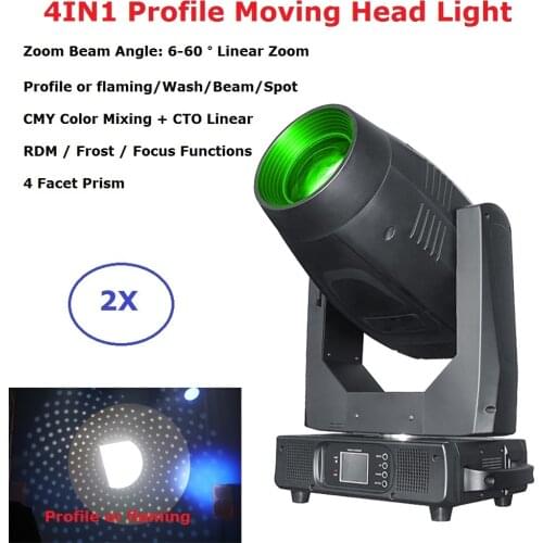 4IN1 LED Moving Head 550W Profile Moving Head Beam Spot Wash Light Stage Lighting Effect Dj Equipments For Stage Concert Clubs