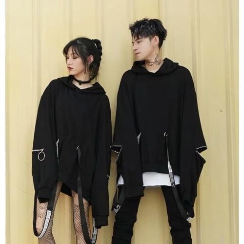 Oversize Loose Hiphop Popular Brand Japan Long-Sleeved Pullover Hoody Men and Women Couples Rock Large Size Autumn Hoodie Tops