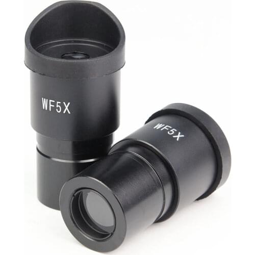 WF5X/20mm Wide Angle 5x Eyepiece Optical Lens for Stereo Microscope with Mounting Size 30mm