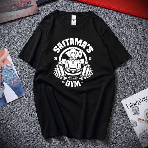 One Punch Man Genos Funny Anime Manga tee Premium Cotton Short Sleeves T-shirt Top Camiseta masculina