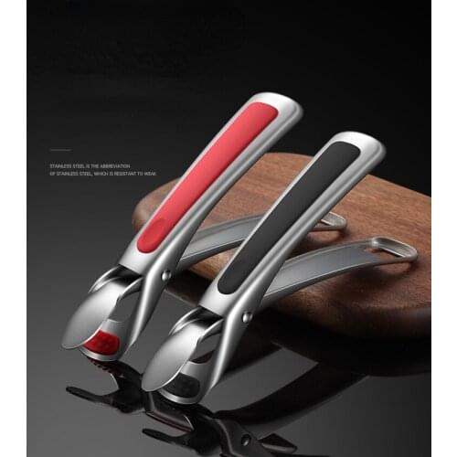 Take bowl clip anti-scald clip home kitchen stainless steel silicone non-slip steamer steamer plate take dish artifact lifter