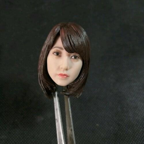 1/6 Scale Beauty Young Girl Head Carving Model Fit 12'' PH TBL Action Figure Toy in stock
