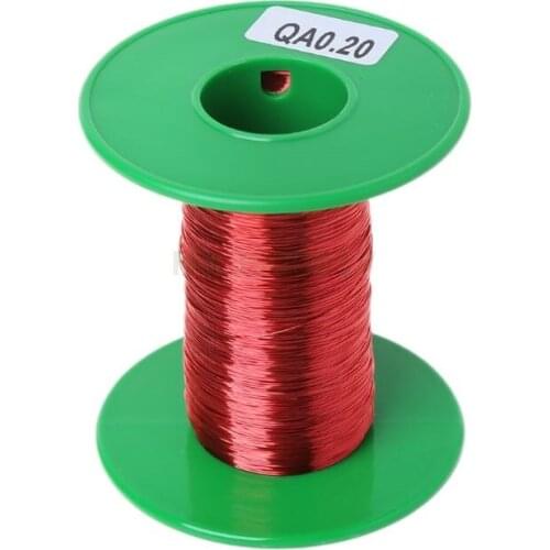 100m QA Polyurethane Enameled Copper Wire 0.2mm Welding Wires Coil Winding