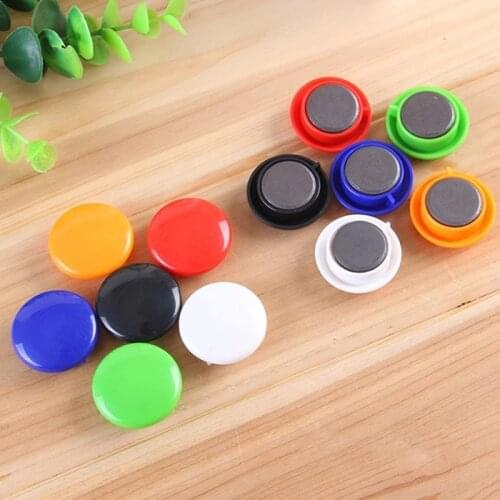6pcs/pack of 30mm 7825 color magnetite with magnetic nails for white board Office supplies learning stationery