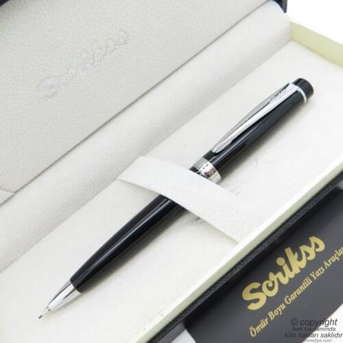 Scrikss 38 Black Chrome Versatil Pen | Scrikss Pen | İsme Special Pen | Gift Pen