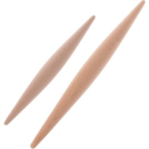 28/23cm Wooden Kitchen Rolling Pin Baking Cake Bread Pizza Cooking Utensil Tool