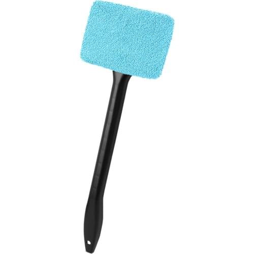 Handy Auto Window Cleaner Microfiber Car Window Dust Fog Moisture Cleaner Wash Brush Windshield Towel Washable Car Cleaning Tool