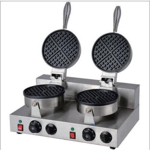 Double head commercial Electric egg Waffle Maker Machine