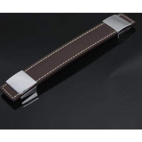 10pcs Large Size Drawer Handles 160mm Leather Furniture Handles