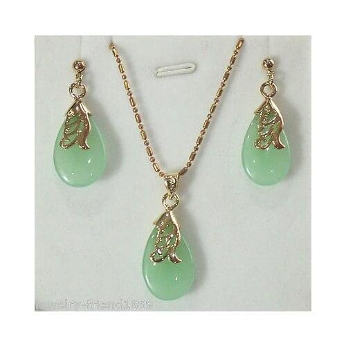 Fashion Jewelry jewerly Pendant necklace earring set +free chain>free shipping