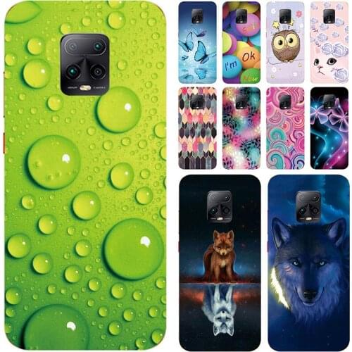 Soft Phone Case for Xiaomi Redmi 10X Pro 5G Cases Panda Funda Colorful Flower Silicone TPU Back Cover Shell