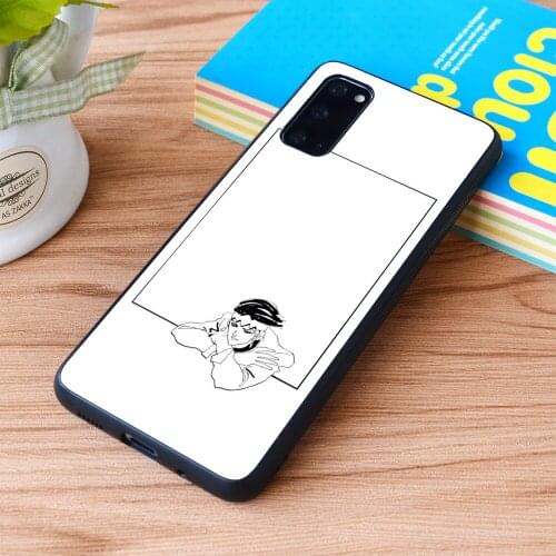 For Samsung Galaxy Rohan Kishibe Minimalist Drawing Soft TPU border Samsung Galaxy Case