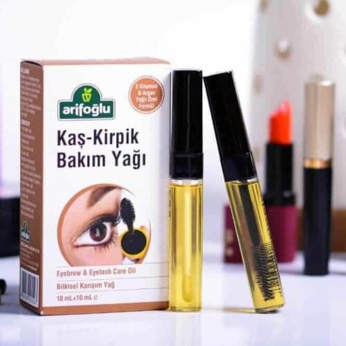 Natural Eyebrow & Eyelash Care Oil 20ml(10ml+10ml) Nourish lashe and eyebrow , protects, Strengthens