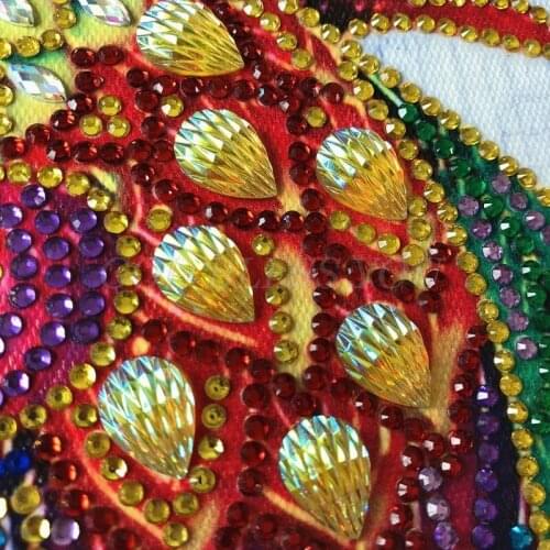 2021 New Arrived Crystal And Special Shaped Peacock Diamond Embroidery,5D,Diamond Painting,Cross Stitch,DIY Diamond Painting