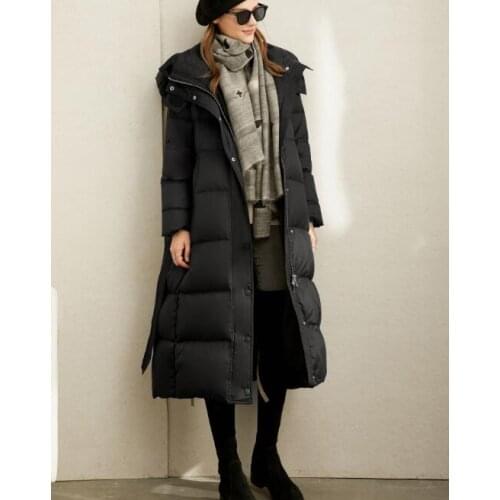 Size S-10XL Women Winter Down Jacket Hooded Warm Duck Down Jacket Coat A-Line Winter Warn Jacket Coat Custom Made Plus Size