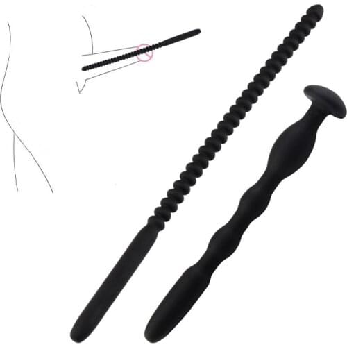 Silicone Penis Plug Urethral Sounding Dilators Urethral Sex Toys for Men Sex Products Silicon Sounding Catheter Penis Stretch