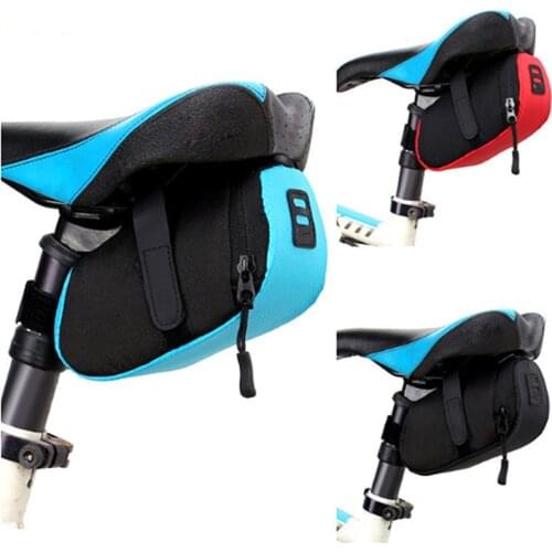 Portable Waterproof Bike Saddle Bag Cycling Seat Pouch Bicycle Tail Bags Rear Pannier Cycling Equipment Bicycle Bags