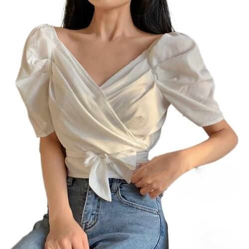 TDFunlive Short Sleeve Shirts For Women