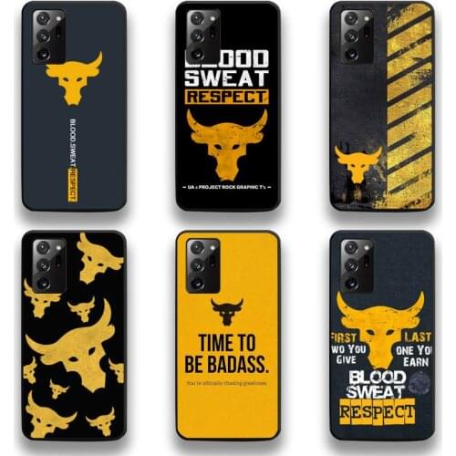 The Rock Dwayne Johnson ua Phone Case For Samsung Galaxy Note20 ultra 7 8 9 10 Plus lite M51 M21 M31S J8 2018 Prime