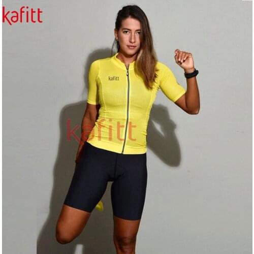 Ladies Kafeet mountain bike wear cross-country bike sportswear summer short-sleeved breathable cycling wear overall GO TO suit