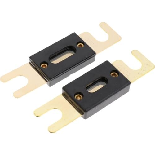 10 Pieces Auto Car Audio Install 350A/400A Amp Gold Plated ANL Type Blade Fuses
