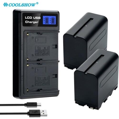 Camera Battery NP-F960 NP-F970 NP-F930 NP-F950 for Sony F330 F530 F570 F730 F750 F770 F970 SC55 TR87 Rechargeable Li-ion Bateria