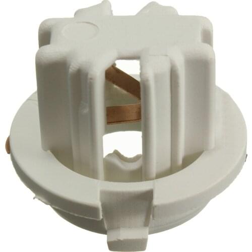 2x Car Rear Tail Light Socket Holder, Lamp Bulb Base Holder for BMW 7 Series X5 E53 E70 E65 X3 E83 (White)