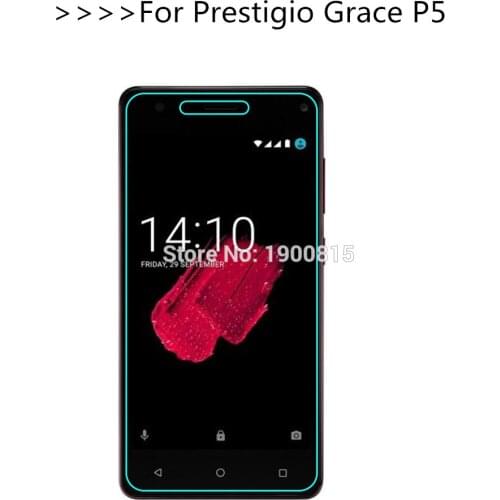For Prestigio Grace P5 Front Tempered Glass Screen Protector 2.5 9h Safety Protective Film Guard Saver Protection