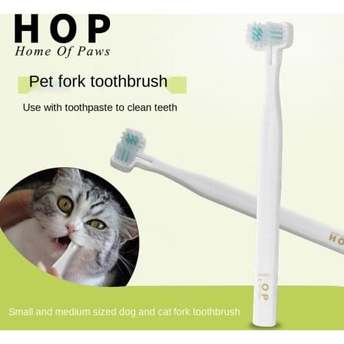 Pet Cat Dog Toothbrush Dental Care For Pet Toothbrush Plastic Cat Toothbrushes Pet Accessories