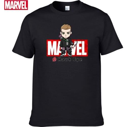 Marvel The Avengers Hawkeye T-shirt Comfortable 100% cotton Fashion clothes for teens Summer Tops t-shirts for men #172