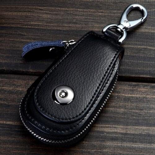 Leather Keyring Key Ring Key Chain Keychain For Ford Kia Suzuki Renault Bmw Mercedes Men Case Holder Car Interior Accessories