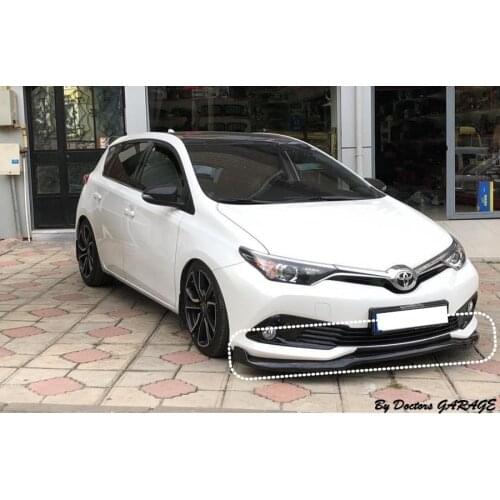 Front Bumper Attachment For Toyota Auris Universal Front Lip Diffuser Car Auto Accessory Car-styling 3 Pcs Body Kit Ornament