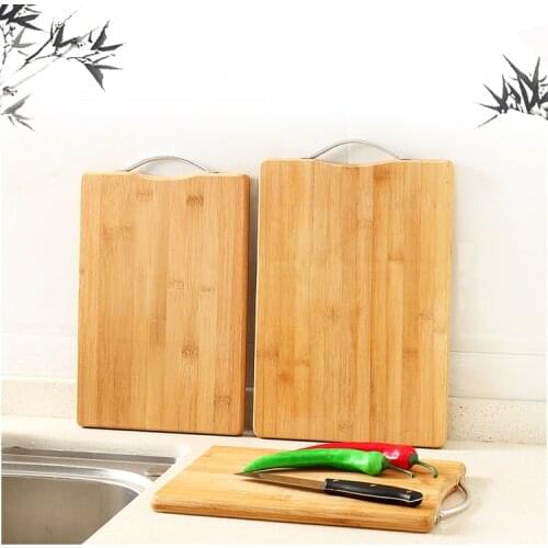 Natural Bamboo kitchen cutting board wood chopping board Food cutting table Rectangular Dressing plate Kitchen supplies