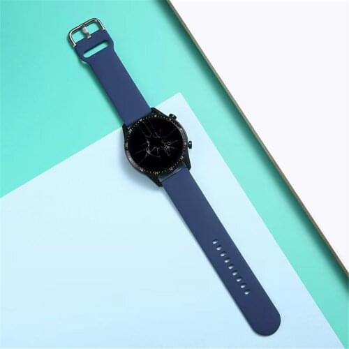 Correa for samsung galaxy watch 3 45mm 41mm Gear s3 active 2 band 20mm 22mm silicone strap for huawei watch gt 2 46mm 42mm bands