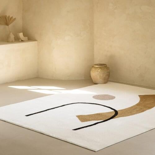 Nordic Simple Soft Carpet Living Room Sofa Coffee Table Rug Bedside Mat Floor Carpet Bedroom Modern Thick pink Carpet Kids Room