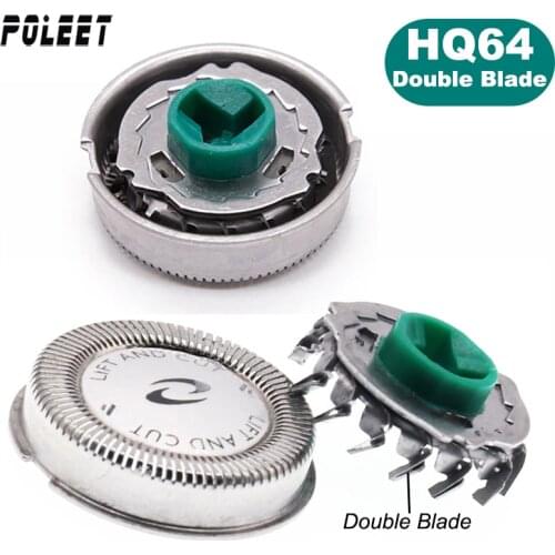 300PCS Replacement Shaver Head HQ64 Double Blade for Philips Norelco Razor Blade HQ54 HQ6070 7310XL PT710 HQ7325 HQ5705 HQ6071